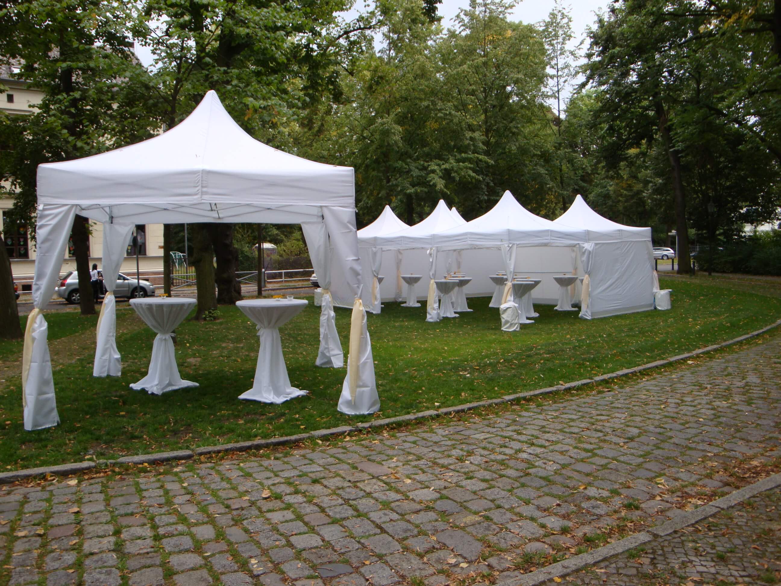 Faltzelt Vermietung Bankett