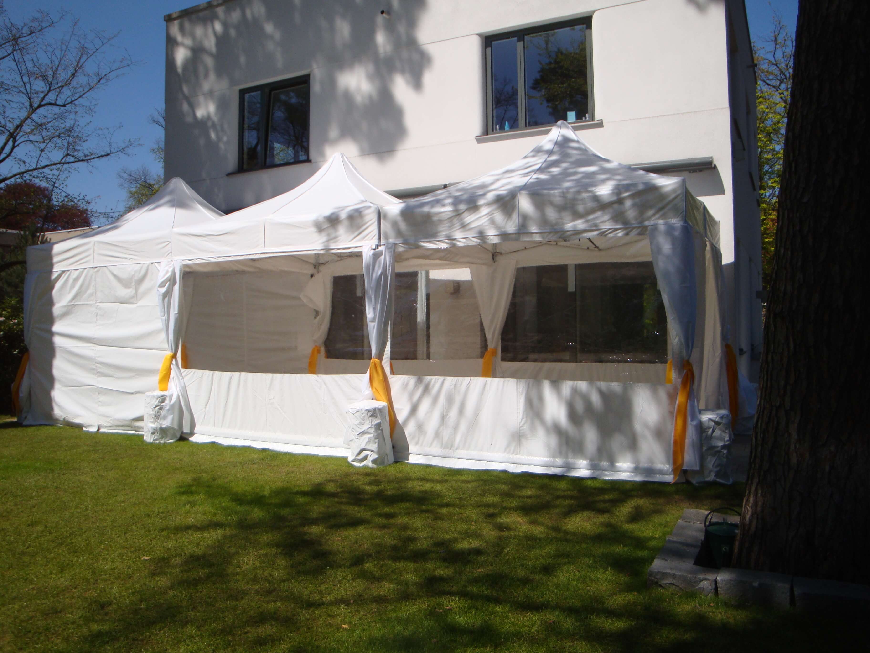 Faltzelt Vermietung Buffet Lounge