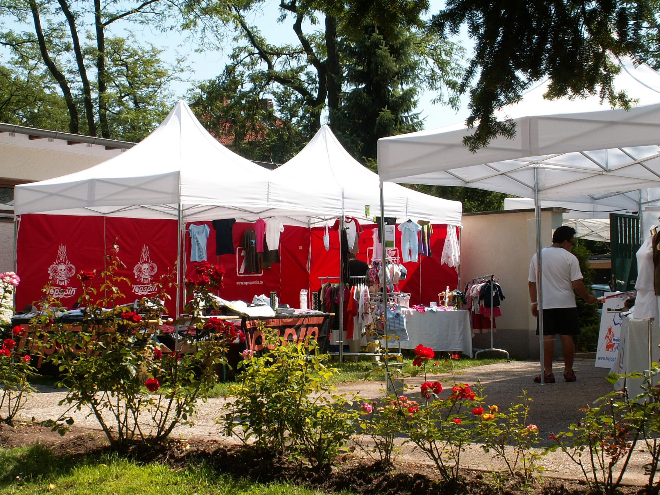 Faltzelt Vermietung Troedel Markt